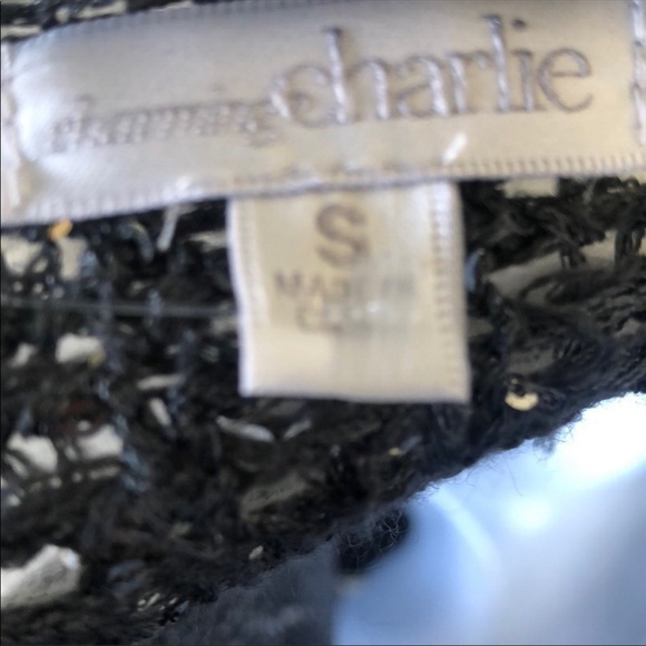 Charming Charlie Beach Sequin Over club Top oversize Size Small - Picture 7 of 9